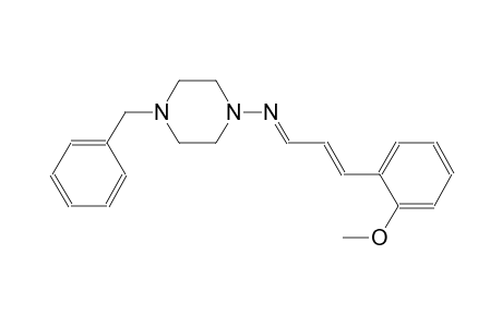 N-(4-benzyl-1-piperazinyl)-N-[(E,2E)-3-(2-methoxyphenyl)-2-propenylidene]amine