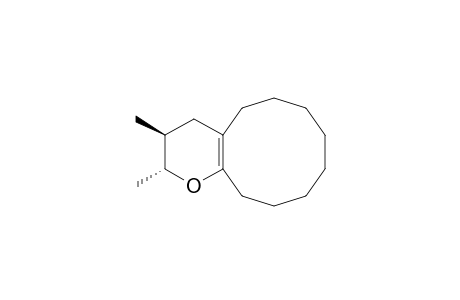 (2R,3S)-2,3-dimethyl-3,4,5,6,7,8,9,10,11,12-decahydro-2H-cyclodeca[b]pyran