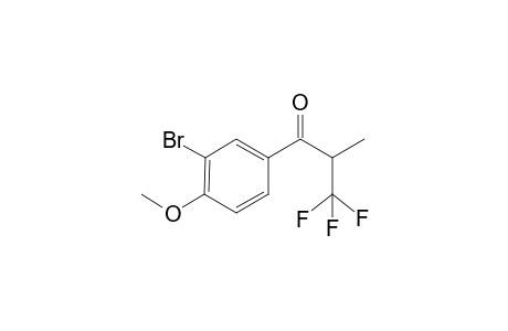 1-(3-bromo-4-methoxyphenyl)-3,3,3-trifluoro-2-methyl-propan-1-one