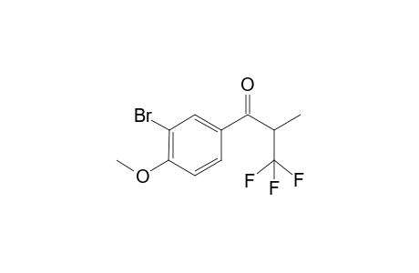 1-(3-bromo-4-methoxyphenyl)-3,3,3-trifluoro-2-methyl-propan-1-one