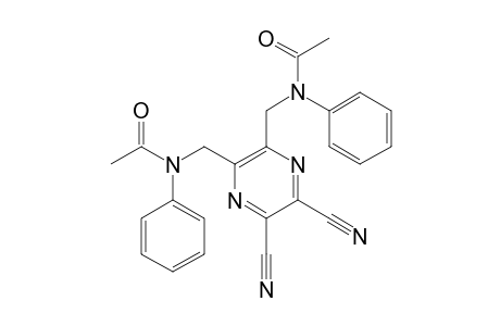 5,6-Bis[N-Acetylanilinomethyl]pyrazine-2,3-dicarbonitrile