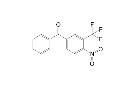4-Nitro-3-trifluoromethylbenzophenone