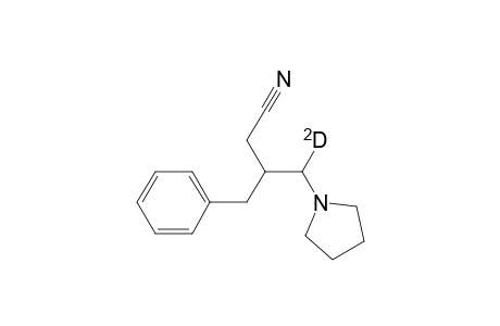 3-Benzyl-4-pyrrolidino(4-d)butanenitrile