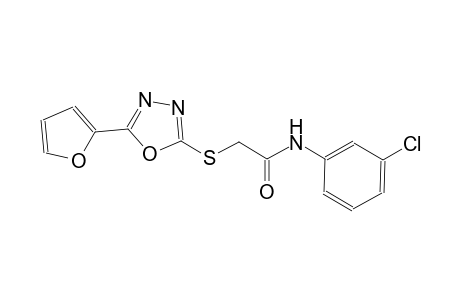 N-(3-chlorophenyl)-2-{[5-(2-furyl)-1,3,4-oxadiazol-2-yl]sulfanyl}acetamide