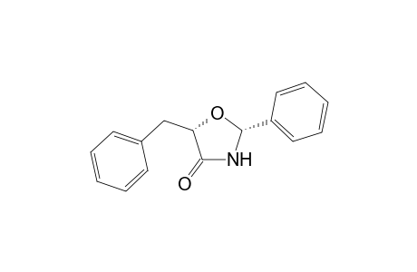 (2R,5S)-2-phenyl-5-(phenylmethyl)-1,3-oxazolidin-4-one