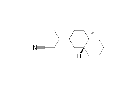 3-(10'-methyl-trans-2'decalinyl)butyronitrile