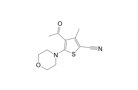 4-Acetyl-3-methyl-5-(4-morpholinyl)-2-thiophenecarbonitrile