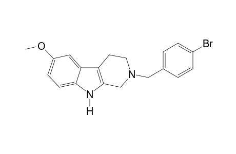 N2-(4-Bromobenzyl)-5-methoxytryptamine-A (CH2O,-H2O)