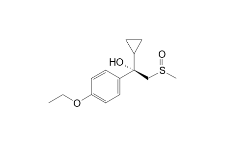 (R,R)+(R,S)-alpha-(p-ethoxyphenyl)-alpha-[(methylsulfinyl)methyl]cyclopropanemethanol