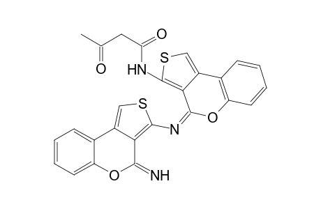 3-{N-[4-(4'-Imino-4'H-thieno[3,4-c][1]benzopyran-3'-yl)imino-4H-thieno[3,4-c][1]benzopyran-3-yl]}amidoprop-2-one