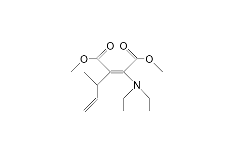 2-Butenedioic acid, 2-(diethylamino)-3-(1-methyl-2-propenyl)-, dimethyl ester, (E)-