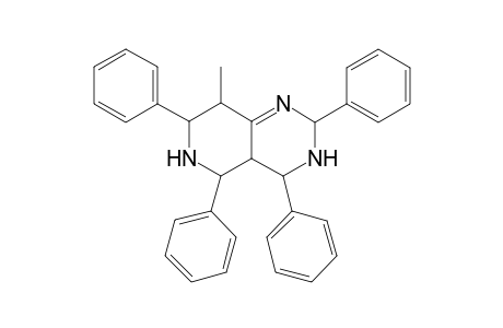 8-Methyl-2,4,5,7-tetraphenyl-2,3,4,4a,5,6,7,8-octahydropyridio[4,3-d]pyrimidine
