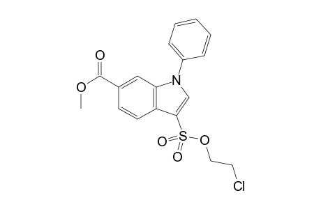 Methyl 3-((2-chloroethoxy)sulfonyl)-1-phenyl-1H-indole-6-carboxylate