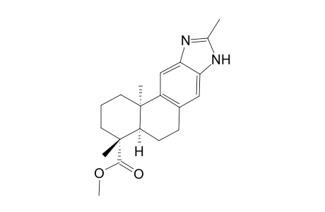 Methyl (4R,4aR,11bR)-2,3,4,4a,5,6,8,11b-octahydro-4,9,11b-trimethyl-1H-phenanthro[2,3-d]imidazole-4-carboxylate