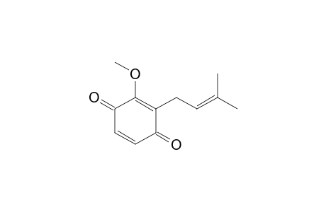 2-Methoxy-3-(3-methyl-2-buten-1-yl)-1,4-benzoquinone
