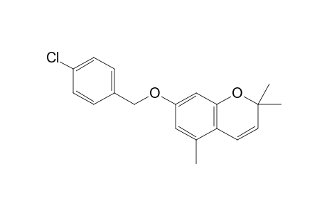 7-[( p-Chlorobenzyl)oxy]-2,2,5-trimethylchromene