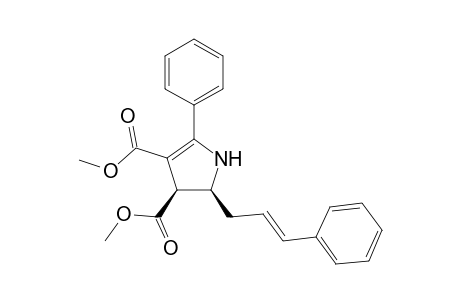 Dimethyl 4,5-cis-2-phenyl-5-trans-(3-phenyl-2-propen-2-yl)pyrrolin-3,4-dicarboxylate