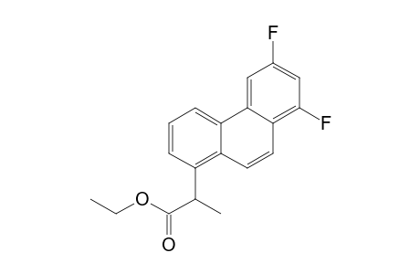 2-(6,8-difluoro-1-phenanthrenyl)propanoic acid ethyl ester
