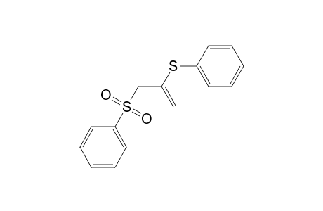 1-(Benzenesulfonylmethyl)vinylsulfanylbenzene