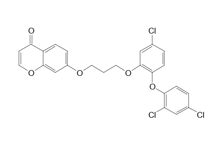 7-[3-[5-CHLORO-2-(2,4-DICHLOROPHENOXY)-PHENOXY]-PROPOXY]-4H-CHROMEN-4-ONE