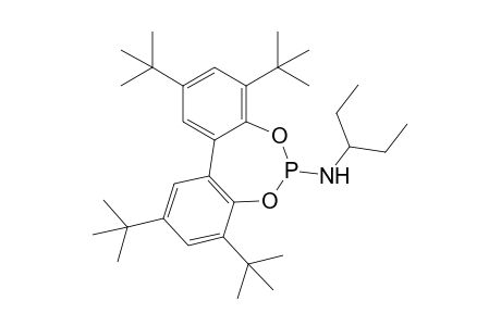 N-(2,4,8,10-Tetra-tert-butyl-dibenz[d,f]{1 ,3,2}dioxaphosphepin-6-yl)-3-aminopentane