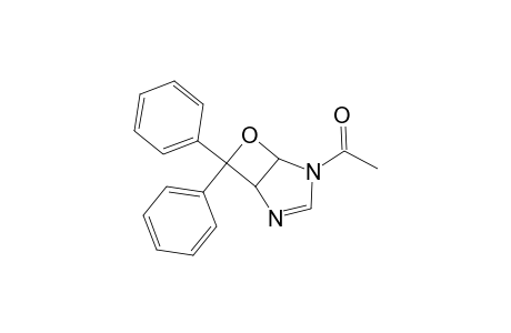 1-(7,7-diphenyl-6-oxa-2,4-diazabicyclo[3.2.0]hept-2-en-4-yl)ethanone