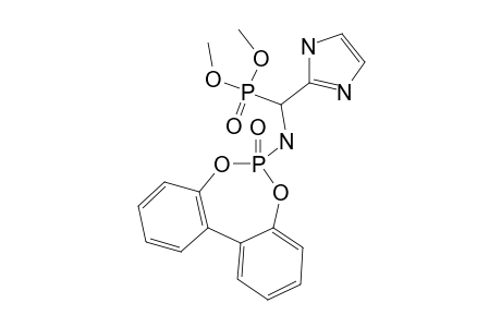 6-OXO-6-LAMBDA(5)-DIBENZO-[D,F]-[1,3,2]-DIOXAPHOSPHEPIN-6-YL-DIMETHYL-1H-2-IMIDAZOL-AMINOMETHYL-PHOSPHONATE