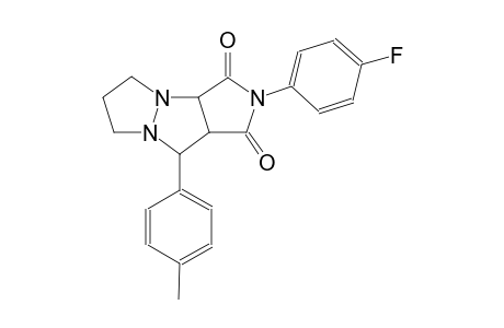 2-(4-fluorophenyl)-9-(4-methylphenyl)tetrahydro-5H-pyrazolo[1,2-a]pyrrolo[3,4-c]pyrazole-1,3(2H,3aH)-dione