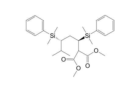 Methyl (3R,5S)-3,5-Bis[dimethyl(phenyl)sily]-2-methoxycarbonyl-6-methylheptanoate