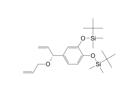 (+)-R-1-[(3',4'-Bis-(tert-butyldimethylsilanoxy)phenyl)]prop-2-en-1-yl allyl ether