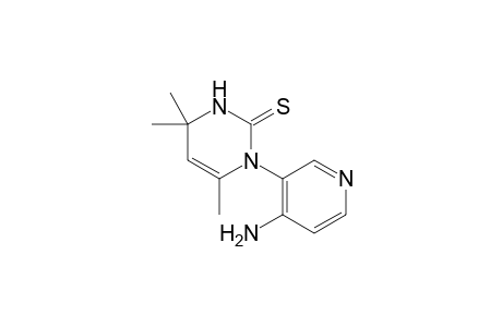3-[4'-Aminopyrid-3'-yl]-4,6,6-trimethyl-1,2,3,6-tetrahydropyrimidine-2-thione