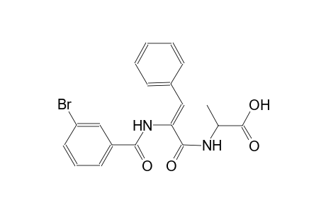 alanine, N-[(2Z)-2-[(3-bromobenzoyl)amino]-1-oxo-3-phenyl-2-propenyl]-
