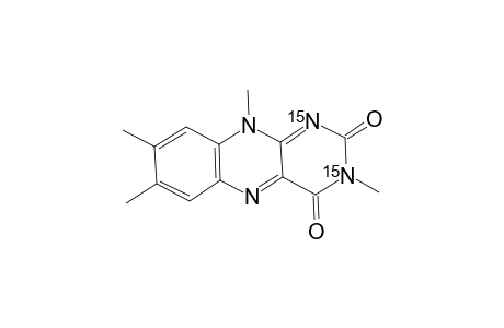(1,3-15N2)Benzo[g]pteridine-2,4(3H,10H)-dione, 3,7,8,10-tetramethyl-
