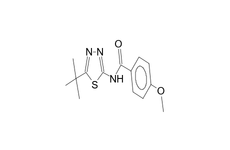 N-(5-tert-butyl-1,3,4-thiadiazol-2-yl)-4-methoxybenzamide