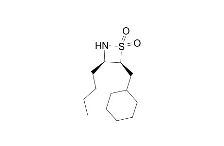 (3R,4S)-3-butyl-4-(cyclohexylmethyl)-1,2-thiazetidine 1,1-dioxide