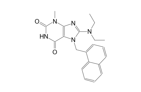 8-(diethylamino)-3-methyl-7-(1-naphthylmethyl)-3,7-dihydro-1H-purine-2,6-dione