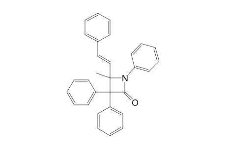 N,3,3-Triphenyl-4-methyl-4-styryl-2-azetidinone