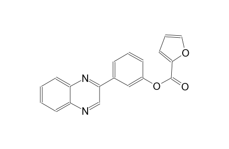 2-furancarboxylic acid, 3-(2-quinoxalinyl)phenyl ester