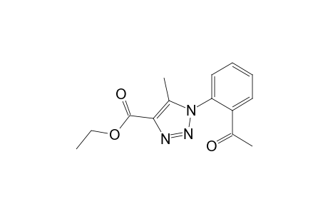 Ethyl 1-(2-acetylphenyl)-5-methyl-1H-1,2,3-triazole-4-carboxylate