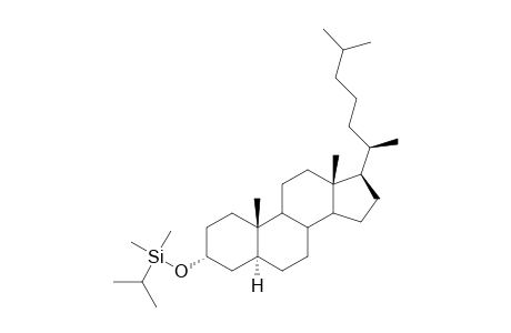 Silane, [[(3.alpha.,5.alpha.)-cholestan-3-yl]oxy]dimethyl(1-methylethyl)-