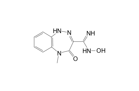 4,5-dihydro-N-hydroxy-5-methyl-4-oxo-1H-1,2,5-benzotriazepine-3-carboxamidine
