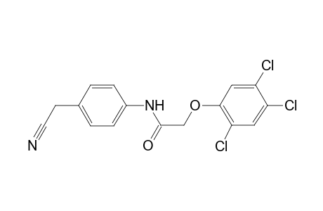 N-[4-(cyanomethyl)phenyl]-2-[2,4,5-tris(chloranyl)phenoxy]ethanamide