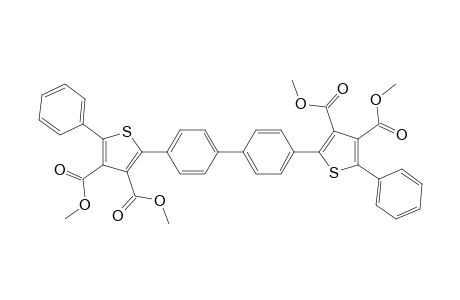 3,4-Thiophenedicarboxylic acid, 2,2'-[1,1'-biphenyl]-4,4'-diylbis[5-phenyl-, tetramethyl ester