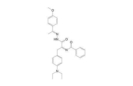 a-Benzamido-4-(diethylamino)-N'-[1-(4-methoxyphenyl)ethylidene]cinnamohydrazide