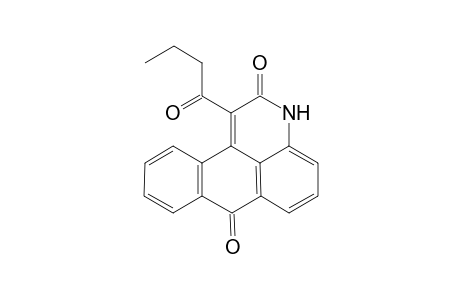 3H-Naphtho[1,2,3-de]quinoline-2,7-dione, 1-butyryl-