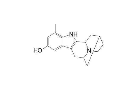 1-Methyl-3-hydroxy-6-de(ethylidene)-18-de(hydroxymethyl)sarpagine