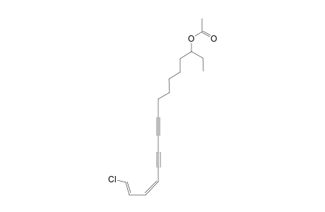 (1Z,3E)-14-ACETOXY-1-CHLOROHEXADECA-1,3-DIENE-5,7-DIYNE
