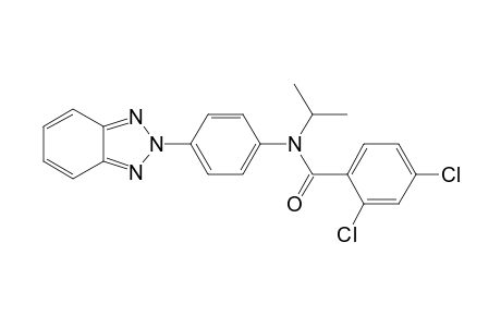 Benzamide, N-[4-(2H-1,2,3-benzotriazol-2-yl)phenyl]-2,4-dichloro-N-(1-methylethyl)-