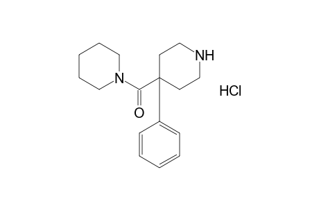 1-[(4-phenyl-4-piperidyl)carbonyl]piperidine, monohydrochloride