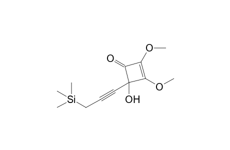 2,3-dimethoxy-4-oxidanyl-4-(3-trimethylsilylprop-1-ynyl)cyclobut-2-en-1-one